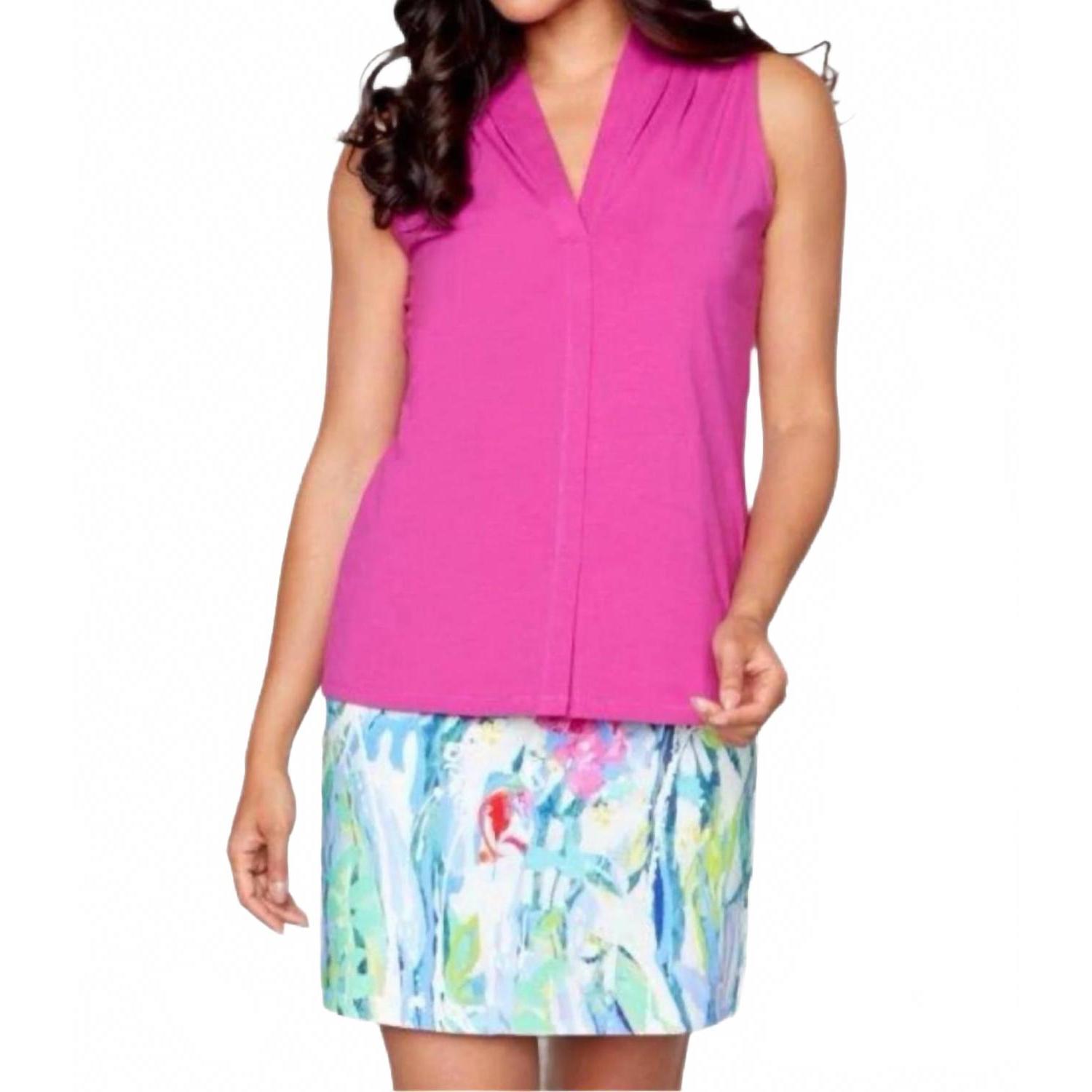 New Claire Desjardins Sleeveless Top In Pink